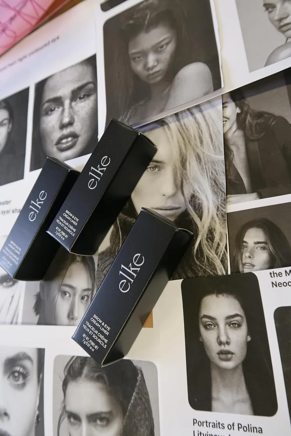 elke ULTIMATE BROW CREME LINER (Ash Brown) 24 hour pomade brow color, eyeliner