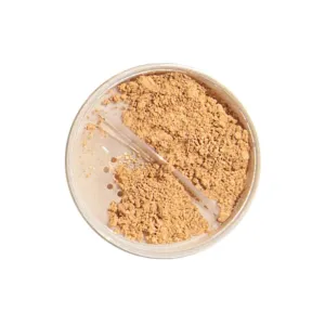 Emani Vegan Cosmetics Perfecting Mineral Crushed Powder Face Foundation - Full Coverage, HD Finish, Pore Minimizing, Silicon Free, 100% Organic, Vegan, Gluten and Cruelty Free, Buildable Coverage