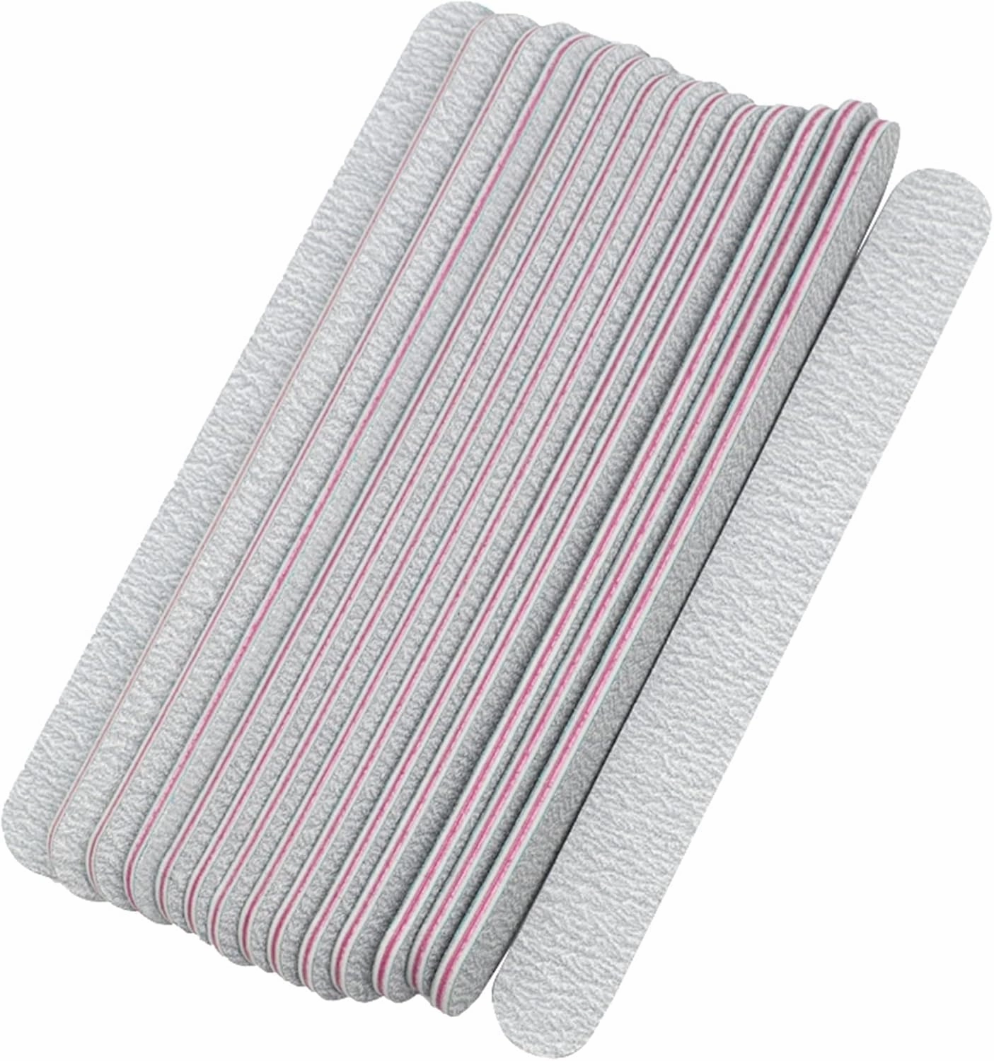 Emery Boards Nail Care kit with Nail File Buffer, 100/180 Straight Edge Nail Buffer Block Emery Board Sandpaper Polishing Lima A Ongle Sawing