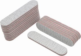 Emery Boards Nail Care kit with Nail File Buffer, 100pcs Grey Mini Nail Art Sanding File Nail Polish9 * 2cm Nail Art Tools