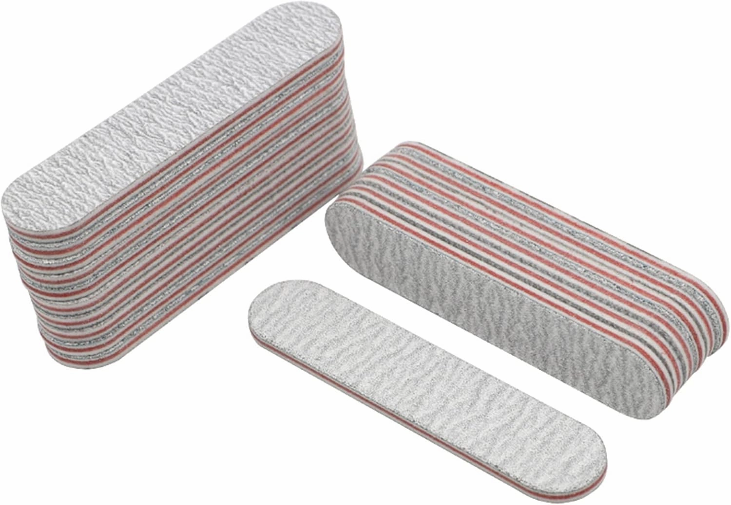 Emery Boards Nail Care kit with Nail File Buffer, 100pcs Grey Mini Nail Art Sanding File Nail Polish9 * 2cm Nail Art Tools