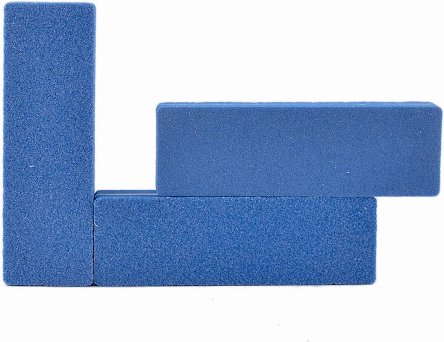 Emery Boards Nail Care kit with Nail File Buffer, 100pcs/lot Blue Sanding Nail File Buffer Block 100/180