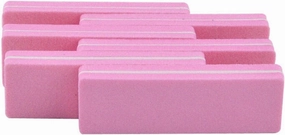 Emery Boards Nail Care kit with Nail File Buffer, 100pcs/lot Nail Buffers File Compatible with Gel Pink Nail Files Sanding