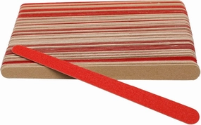 Emery Boards Nail Care kit with Nail File Buffer, 100Pcs Nail Polish Art File 180/240 Sanding Straight Wooden Nail Files