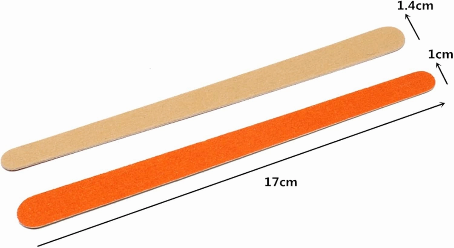 Emery Boards Nail Care kit with Nail File Buffer, 100Pcs Wood Nail Files Disposable Wooden Nail File 180/240(Blue)