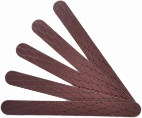 Emery Boards Nail Care kit with Nail File Buffer, 20pcs/lot Brown Nail File Sanding Double Side Nail Buffer Polish Blocks