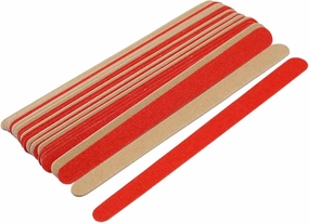 Emery Boards Nail Care kit with Nail File Buffer, 503pcs/lot Wood Nail Files Slim Disposable Wooden Buffer Straight(Lime)