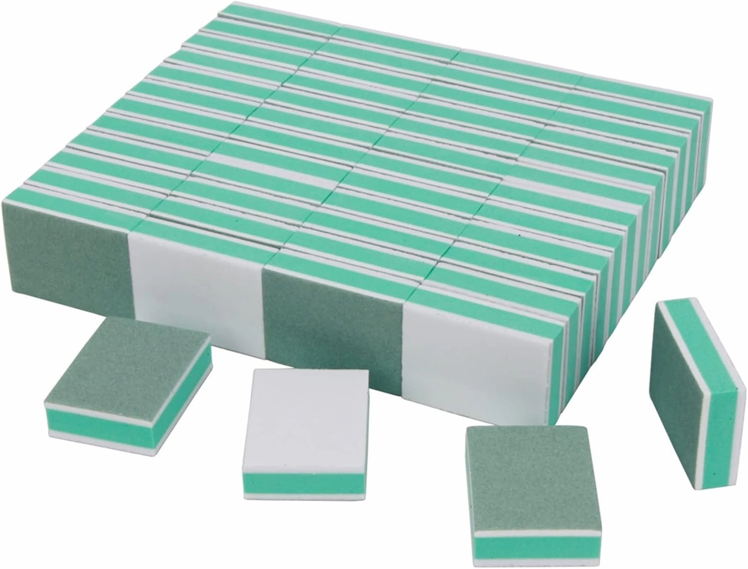 Emery Boards Nail Care kit with Nail File Buffer, 50Pcs/Lot Professional Sponge Nail Buffing Sanding Files Block 400/3000 Grit