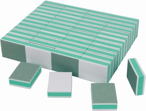 Emery Boards Nail Care kit with Nail File Buffer, 50Pcs/Lot Professional Sponge Nail Buffing Sanding Files Block 400/3000 Grit