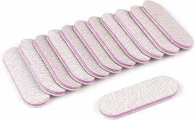 Emery Boards Nail Care kit with Nail File Buffer, Mini Double Sided Nail Files 100/180 Grit 100Pcs Small Buffer Block Files 6 * 2CM