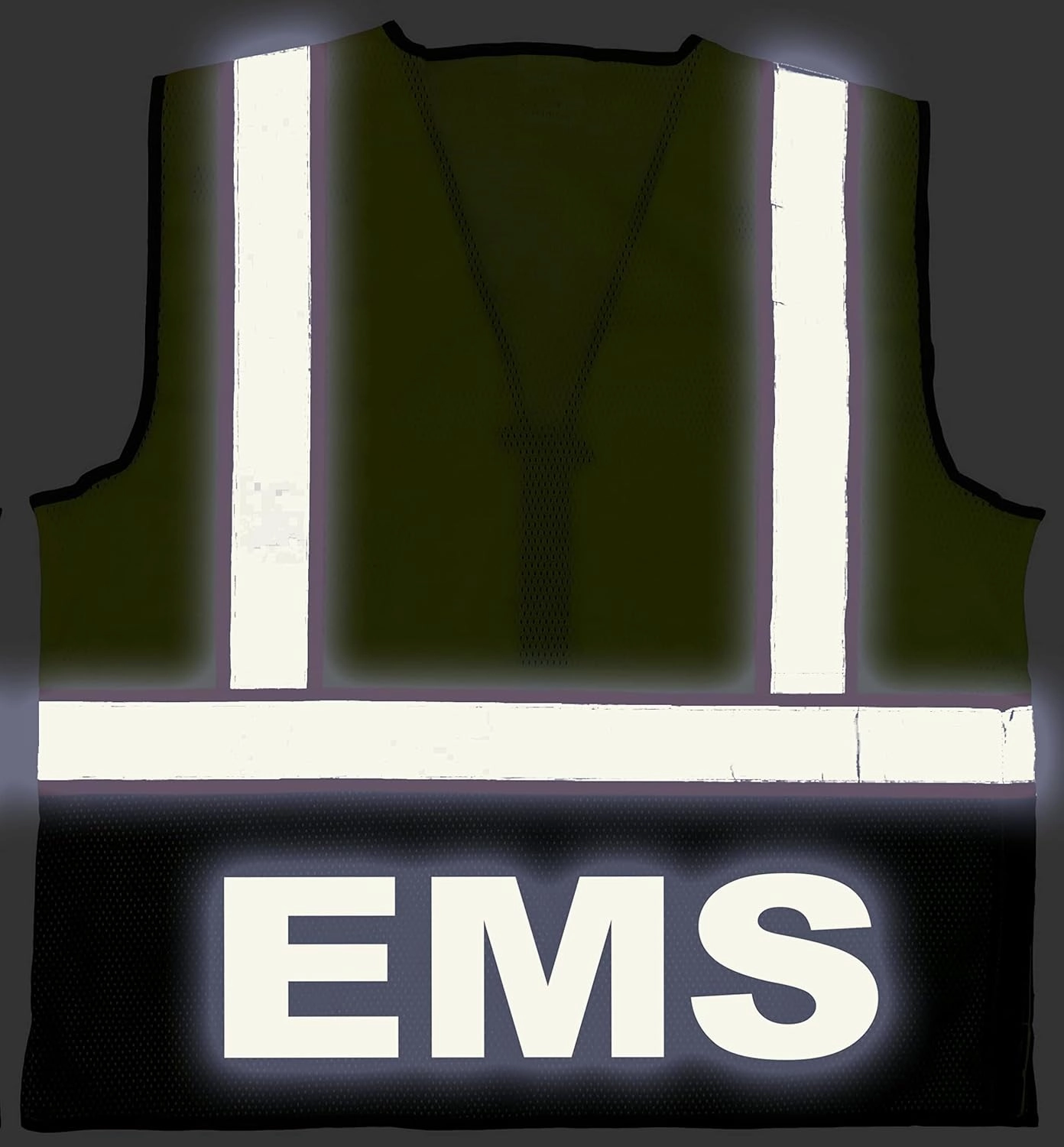 EMS Survivor Safety Vest, Type R Class 2, Reflective logos with Jumbo back pocket.