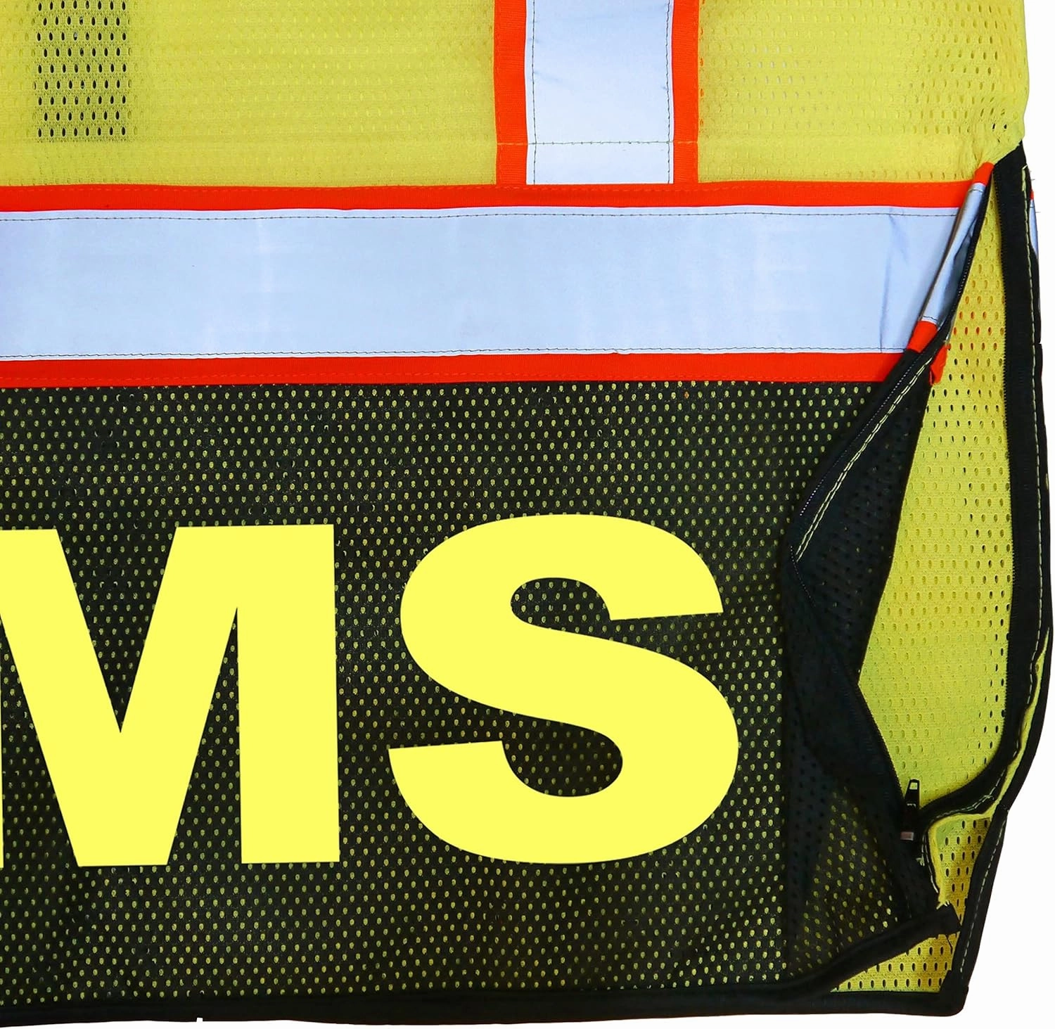 EMS Survivor Safety Vest, Type R Class 2, Reflective logos with Jumbo back pocket.