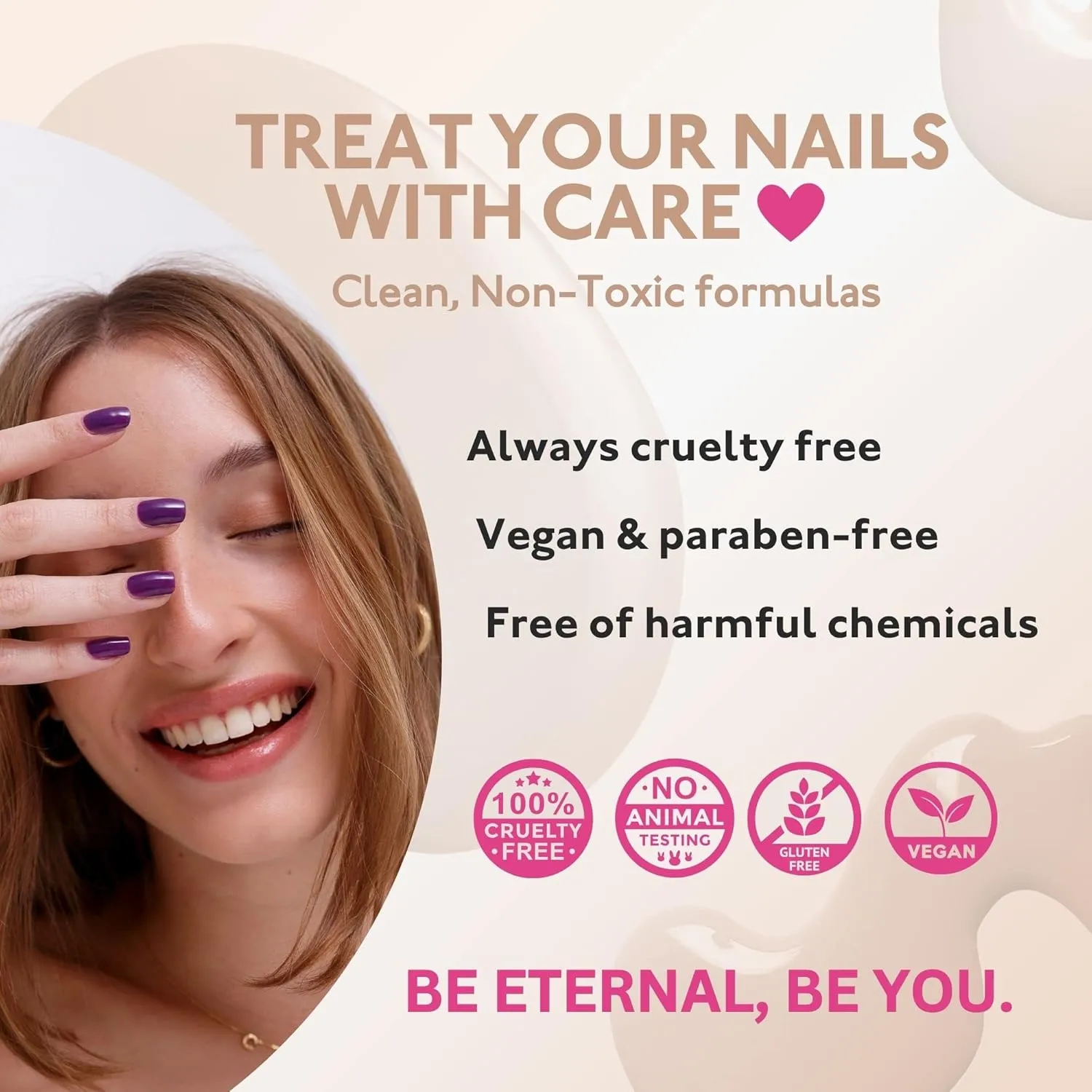 Eternal Pastel Nail Polish Sets for Women (CHIC PASTELS) - Pastel Nail Polish Set for Girls | Long Lasting & Non Toxic Nail Polish Kit for Home DIY Manicure & Pedicure | Made in USA, 13.5mL (Set of 5)