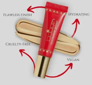 Eye Essentials Duo - Hydrating Eyeshadow Primer & 18HR Black Velvet Liquid Eyeliner for Long-Lasting, Crease-Free Eye Looks