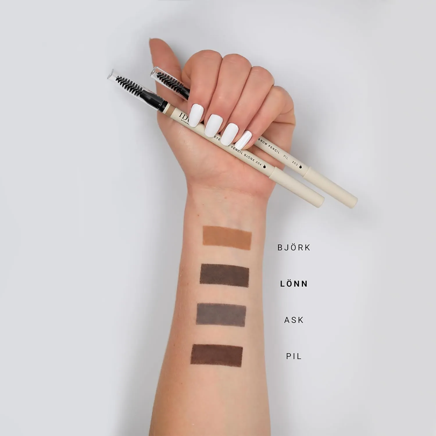 Eyebrow Pencil - Naturally Feathered, Minimally Enhanced - Styled For A Dramatic Impact - Smooth And Textured Blendability - Adds Definition And Shape - Lonn Brown - 0.03 oz