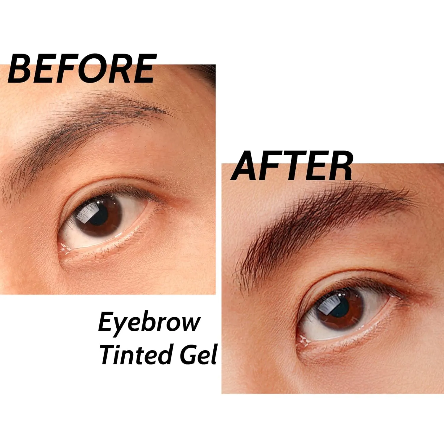 Eyebrow Tinted Mascara,Waterproof Eyebrow Dye Cream,Brow Lifting Filling and Shaping,Creates volumizing Brows,Non Clump,All-day Wear (Brunette)