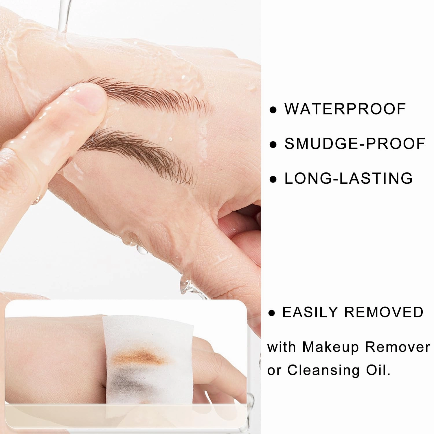 Eyebrow Pen - Eye Brown Makeup, Eyebrow Pencil with a Micro-Fork Tip Applicator Creates Natural Looking Brows Effortlessly and Stays on All Day, Deep Chestnut