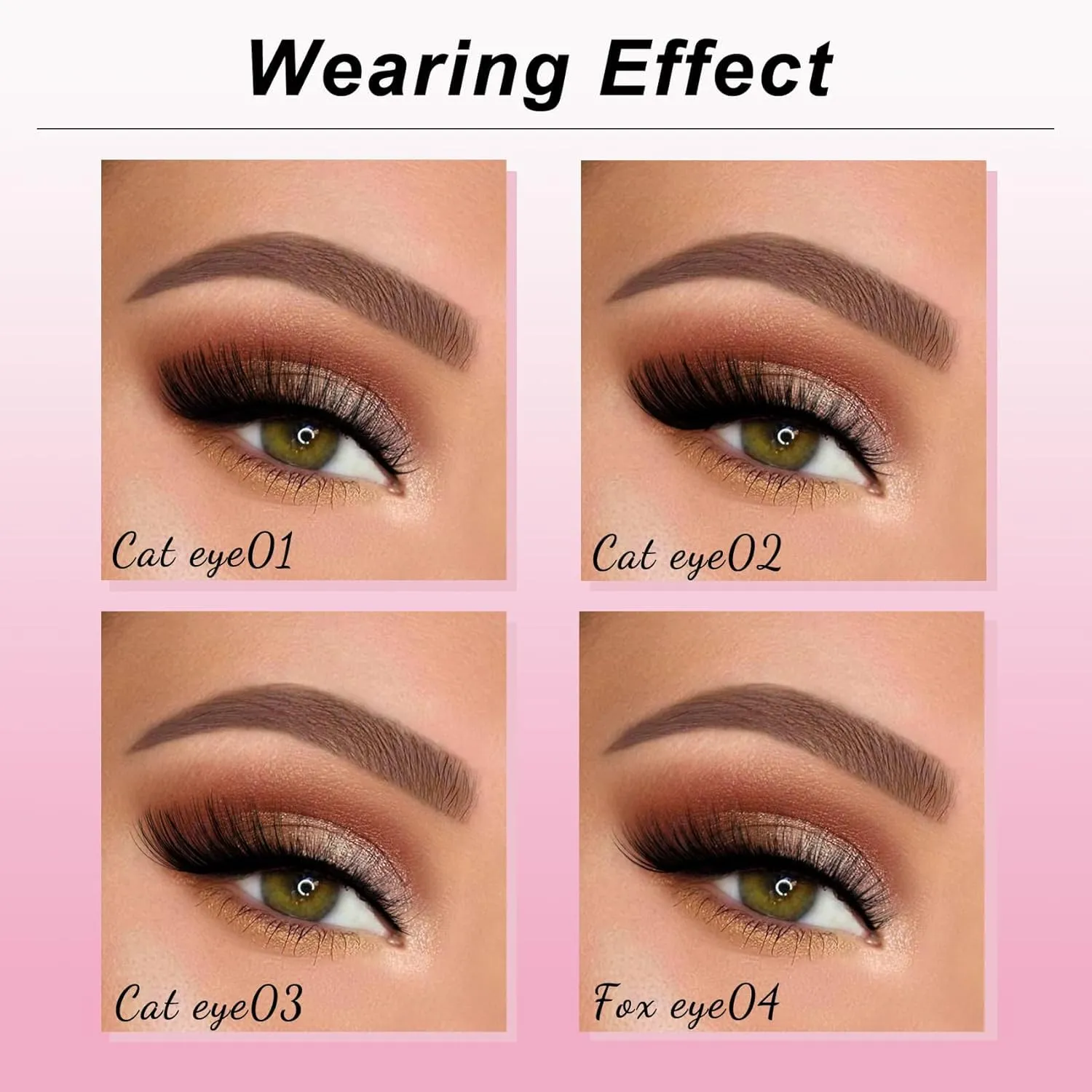 Eyelash Extension Kit - 30D & 40D Mix (32 Rows), D Curl 10-14mm with Large Capacity Eyelash Curler, Natural/Glamorous/Thick Effects for Beginners, 3D Volume & Cross Design