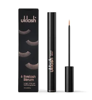 Eyelash Growth Serum For Longer & Fuller Lashes - 3ml. Clinically Proven Formula for Naturally Longer Lashes and Extensions. Vegan & Cruelty-Free
