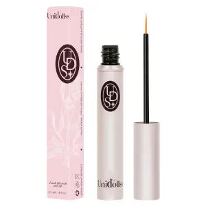 Eyelash Growth Serum for Thicker,Longer lash and Eyebrow Unidollss Lash Serum for Eyelash Growth Visible Results in 4 Weeks Lash Enhancing Treatment with Nourishing Botanical,Vegan & Cruelty-Free 3ml