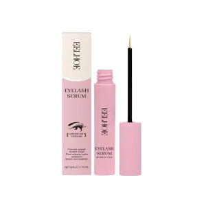 Eyelash Growth Serum with Ginseng Root Extract & Hyaluronic Acid – Gentle Formula for Sensitive Eyes | Strengthens, Nourishes & Promotes Longer Lashes | Reduces Breakage, Enhances Shine