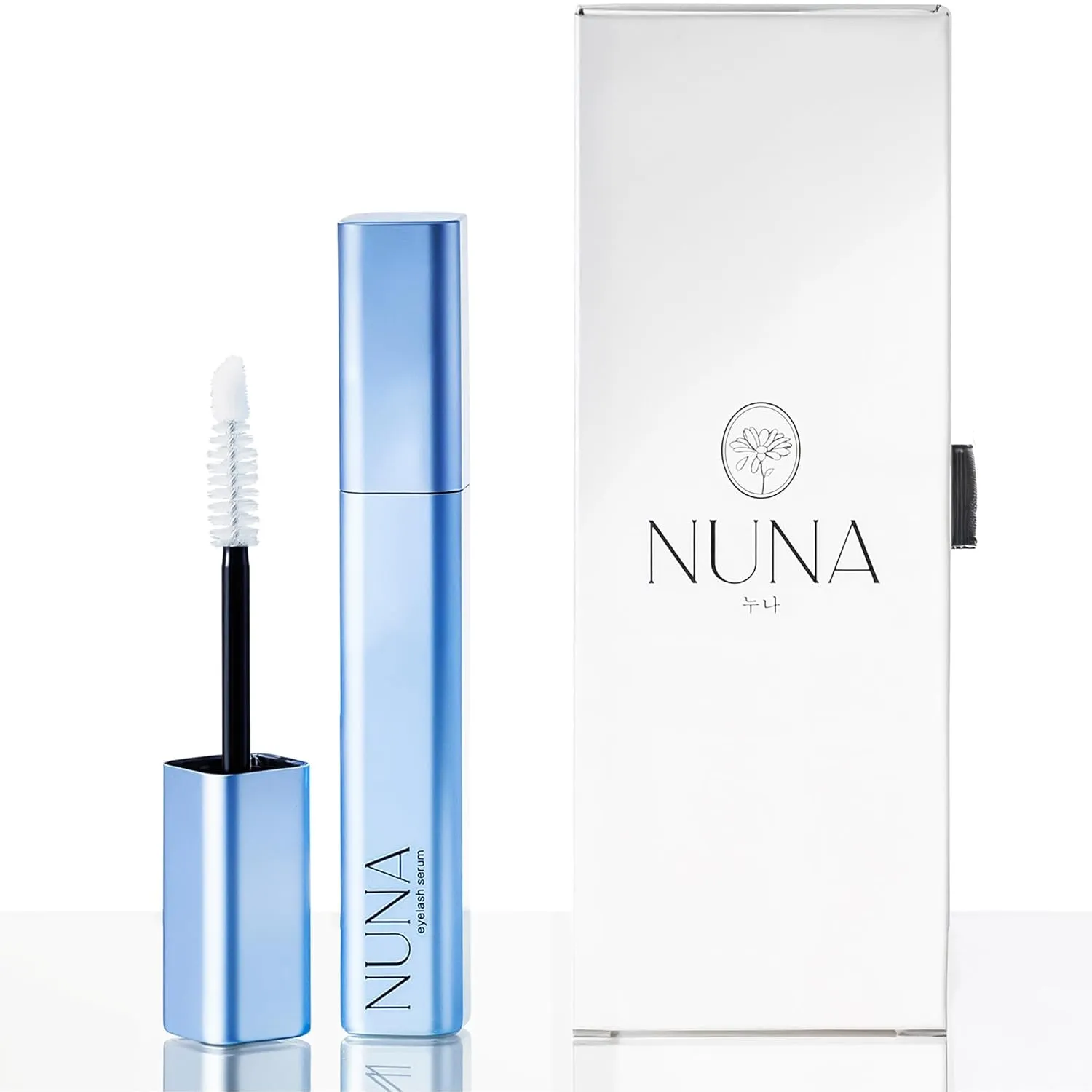 Eyelash Growth Support Serum 6ml – Eye Lash and Eyebrow Enhancing Serum for Women & Men with Biotin - Korean Multi Peptide & Natural Extracts – Promotes Fuller and Longer Lashes - 6 Month Supply