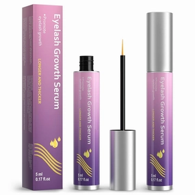 Eyelash Enhance Serum - Eyelash Enhancers & Primers - Purple - Promotes Natural Lash Growth for Longer, Fuller Lashes