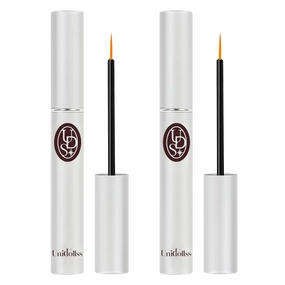 Eyelash Growth Serum 2 Pcs Safe for Sensitive Eyes makes Thicker,Longer lash and Eyebrow Unidollss Lash Serum for Lash Growth Lash Enhancing Treatment with Nourishing Botanical,Vegan&Cruelty-Free.