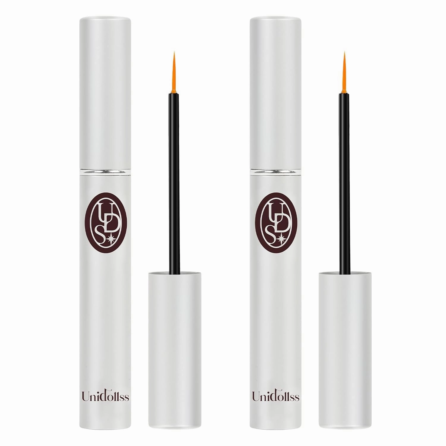 Eyelash Growth Serum 2 Pcs Safe for Sensitive Eyes makes Thicker,Longer lash and Eyebrow Unidollss Lash Serum for Lash Growth Lash Enhancing Treatment with Nourishing Botanical,Vegan&Cruelty-Free.