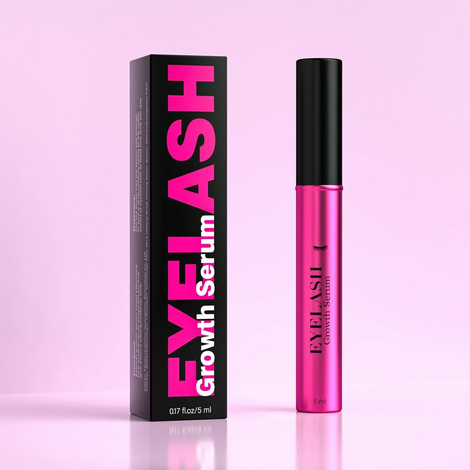 Eyelash Growth Serum Advanced for Eyes: Lash Serum to Boost Thicker, Longer and Fuller Eyelashes, Lash Enhancing Treatment for Home Night