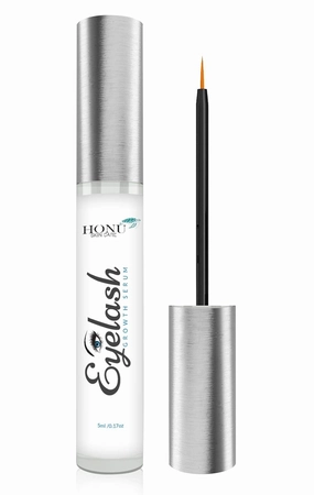 Eyelash Growth Serum By Honu - Lash Growth Serum For Fuller & Thicker Lashes & Brows - Supports Eyelash Growth, Eyebrow Growth, Thinning Lashes, Supports Lash Boost - Advanced Formula For Results