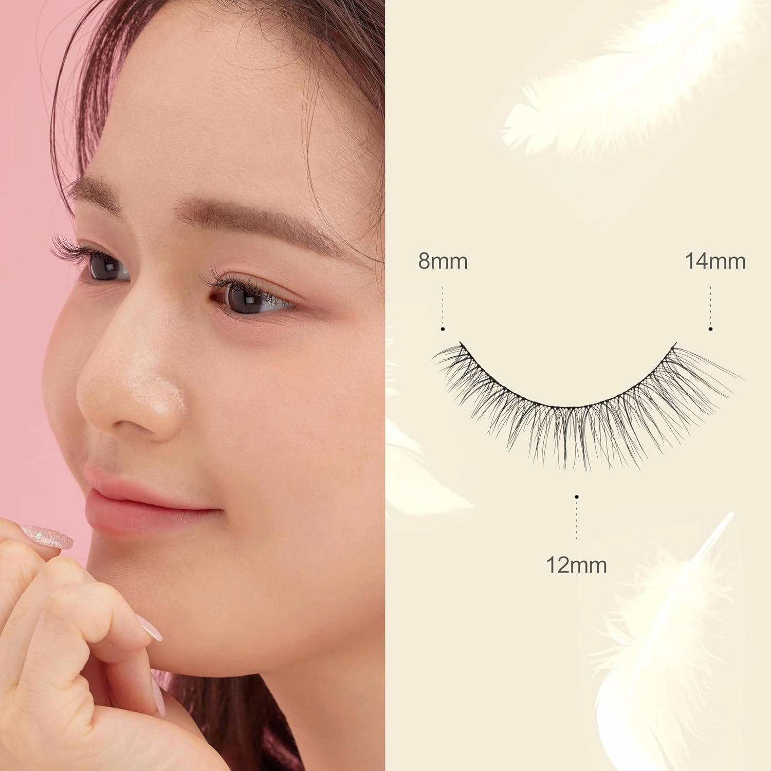 Eyelash NO.31 – 5 Pack Set, Flared & Voluminous False Eyelashes, Wispy Cat Eye Lashes for an Open-Eye Effect, Lightweight & Soft for All-Day Wear, K-Beauty