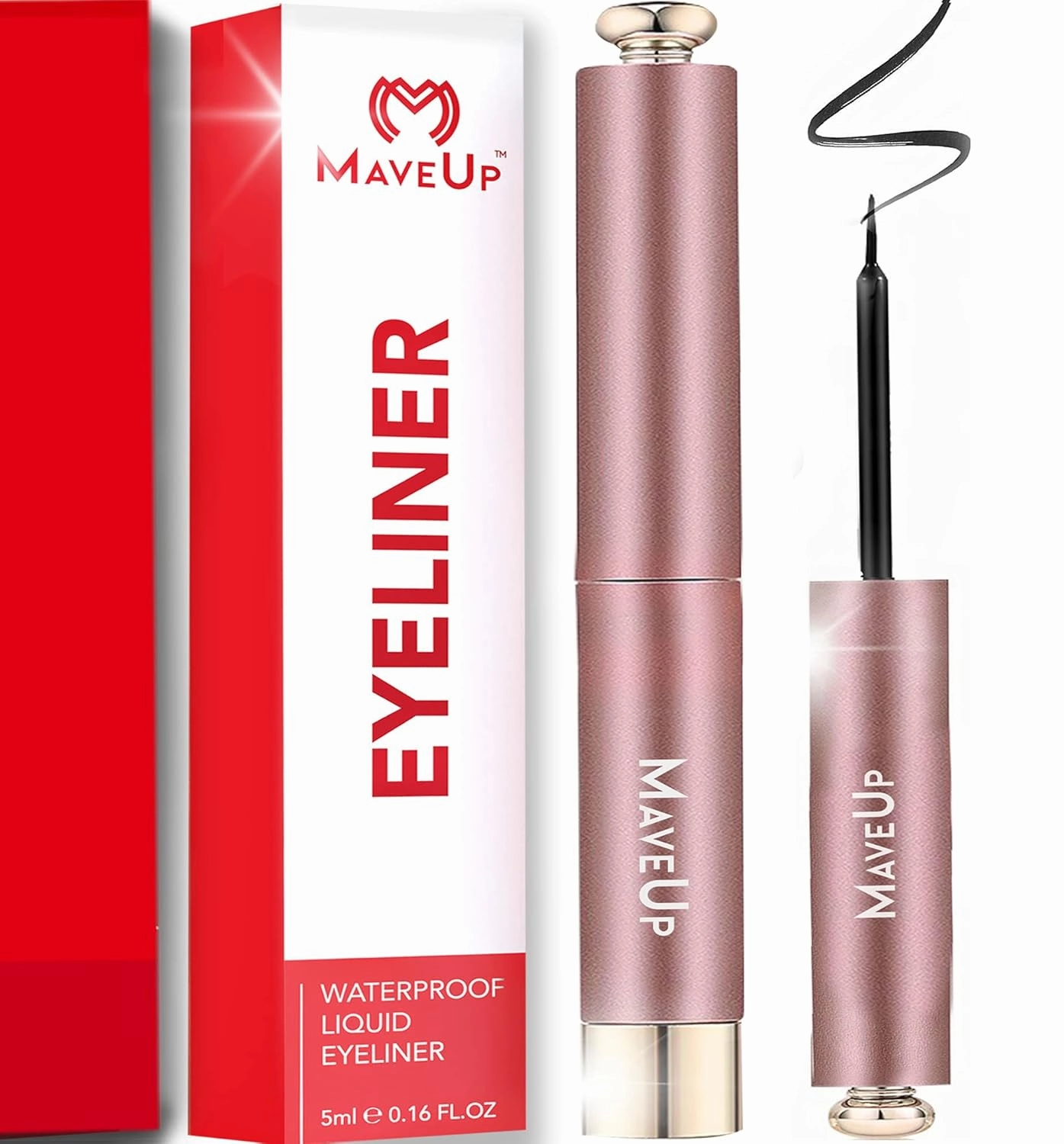 Eyeliner. Make Your Eyes Mesmerizing. Smokey Eyes Vibe. Makes You More Confident. Brilliant Makeup Finish. Satin and Silky Smooth Tip. Classic. Showtime Black.