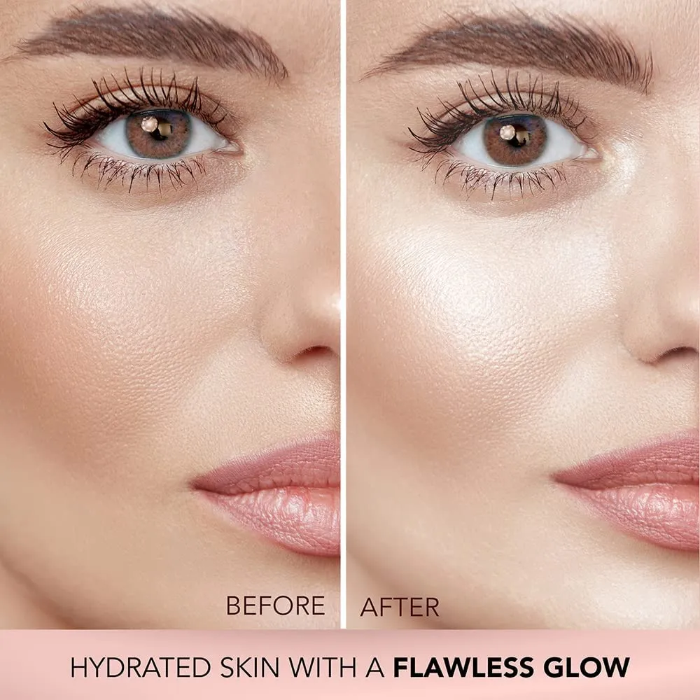 FACES CANADA Strobe Cream - Gold, 30g | Primer   Highlighter   Moisturizer | Shea Butter & Hyaluronic Acid | Intense Hydration Illuminating & Glowing Makeup Base (Peach, 1.05 ounce)