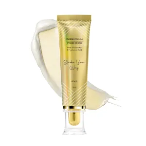 FACE'S CANADA Strobe Cream | Primer   Highlighter   Moisturizer | Shea Butter & Intense Hydration Flawless Radiant Dewy Skin For Illuminating & Glowing Makeup Base - Gold, 30g (1.05 Oz)