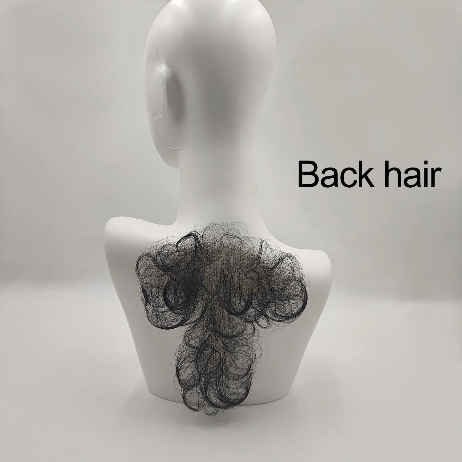 Fake Chest Hair Body Hairs Adding Hair Volume Enhancement of Manliness Handmade Full Lace Fake Realistic Chest hair (Style 2)