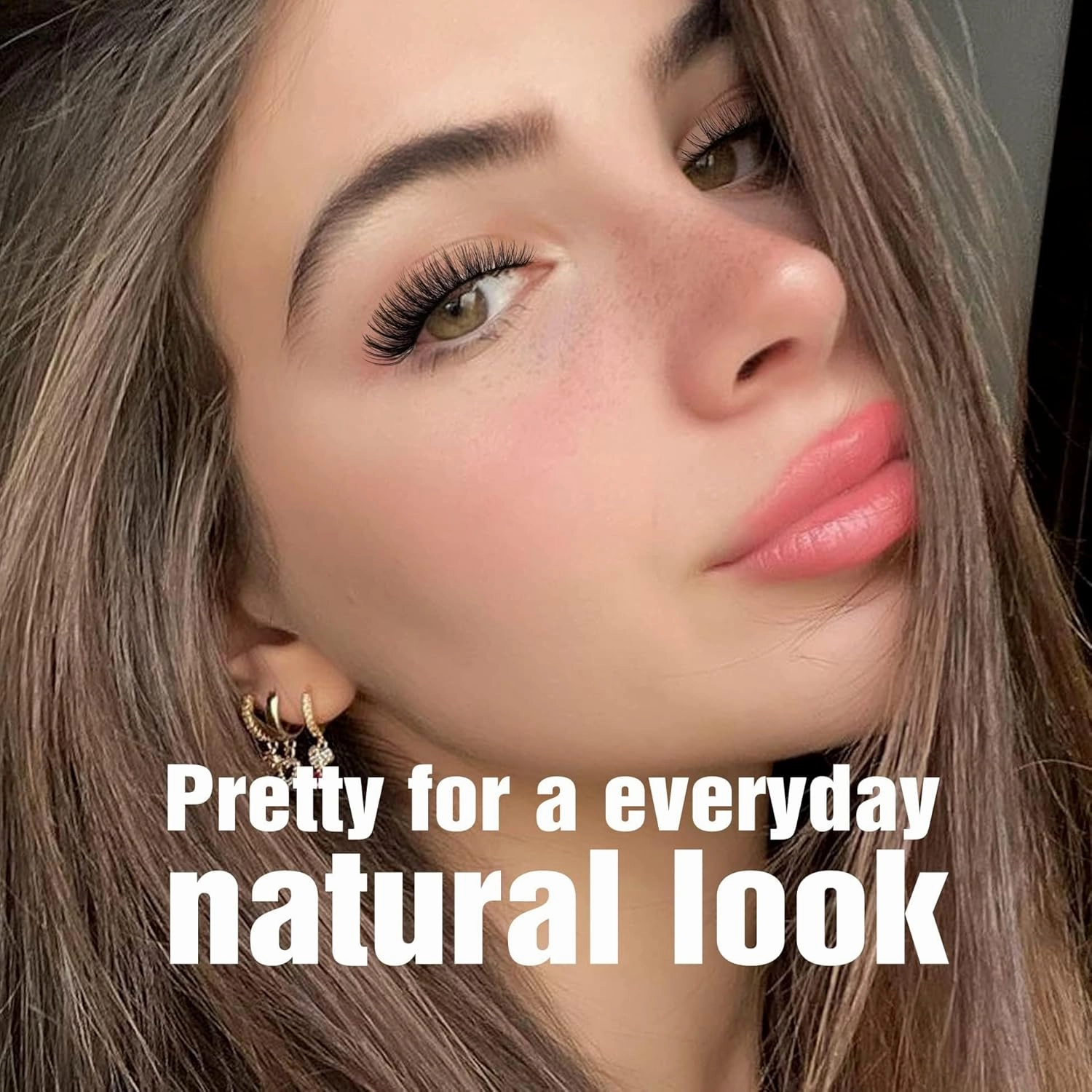 False Eyelashes Cat Eye Lashes Dramatic Fake Eyelashes Natural Look 7 Pairs 10-20 MM Fox Eye 8D Wispy Full Extension Pack Volume Thick Faux Mink Lashes Cruelty Free Light