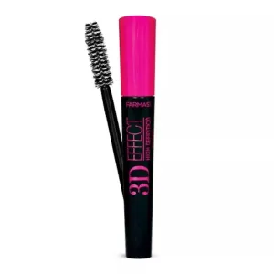 Farmasi Mascara 3D Effect – Volumizing & Lengthening Mascara for Bold, Defined Lashes – Intense Black Finish with Curl-Boosting Formula – Smudge-Resistant Long-Wear, 13 ml/0.44 fl.oz