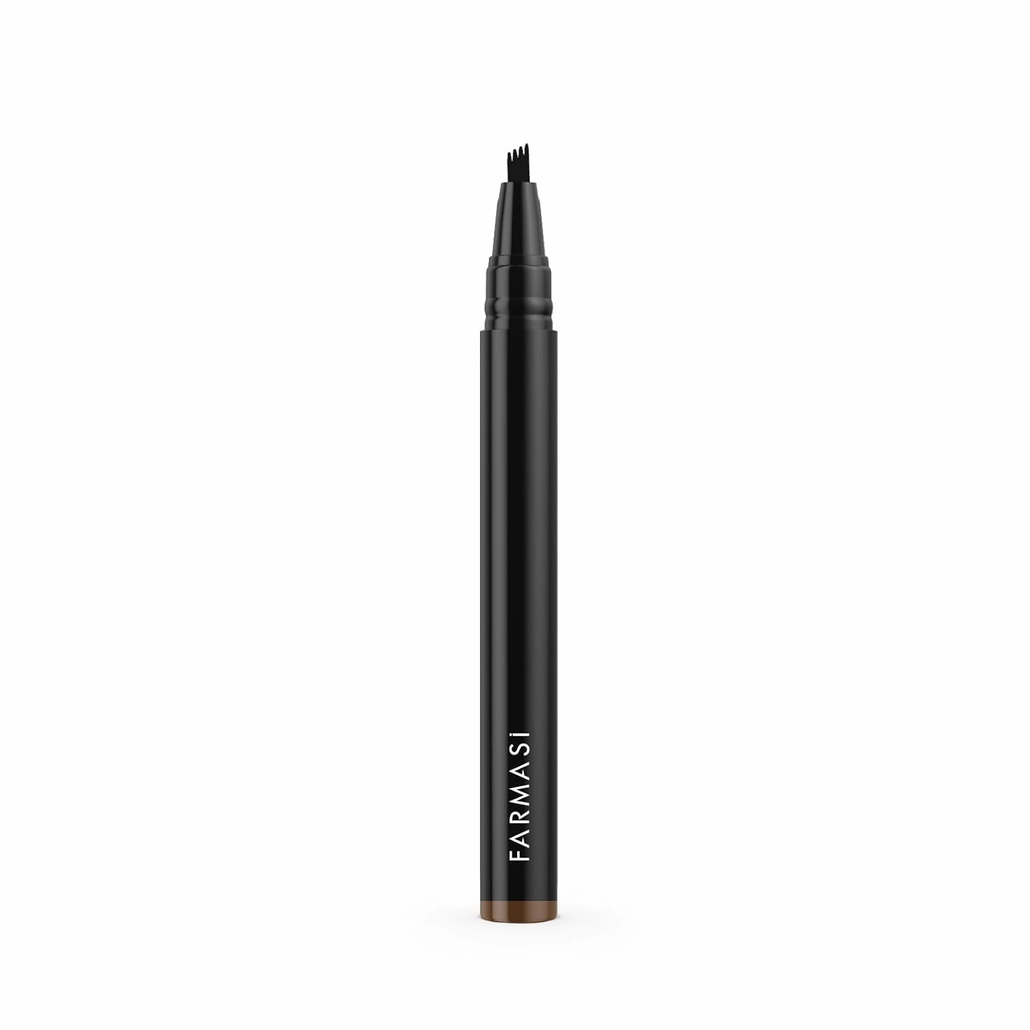 FARMASi Brown Eyebrow Microblading Pencil: Waterproof, Smudge-Proof, Long-Lasting Microblading Effect for Natural-Looking, Perfectly-Defined Brows Effortlessly and Stays on All Day (Ebony)