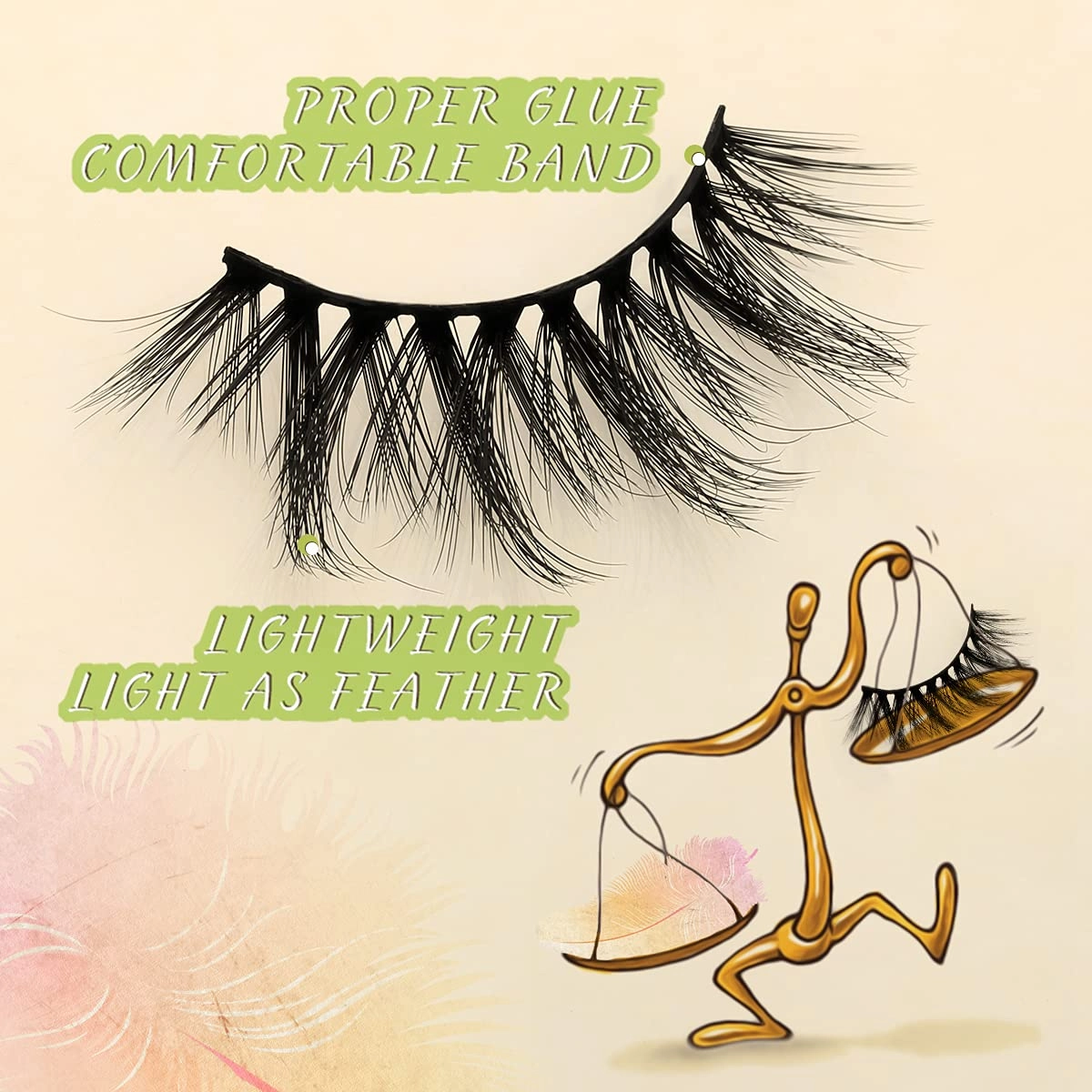 FARRED Wholesale False Lashes 30 Pairs 10 Styles Medium Length Vegan Eyelashes Fluffy Volume Strip Lashes Bulk 10 Portable Boxes Fake Eyelashes Mixed Natural Look 3D Faux Mink Lashes(mix 30pairs)