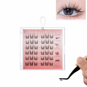 Fish Tails Glueless Press-On Eyelashes, Press on Lashes No Glue Needed (S6)