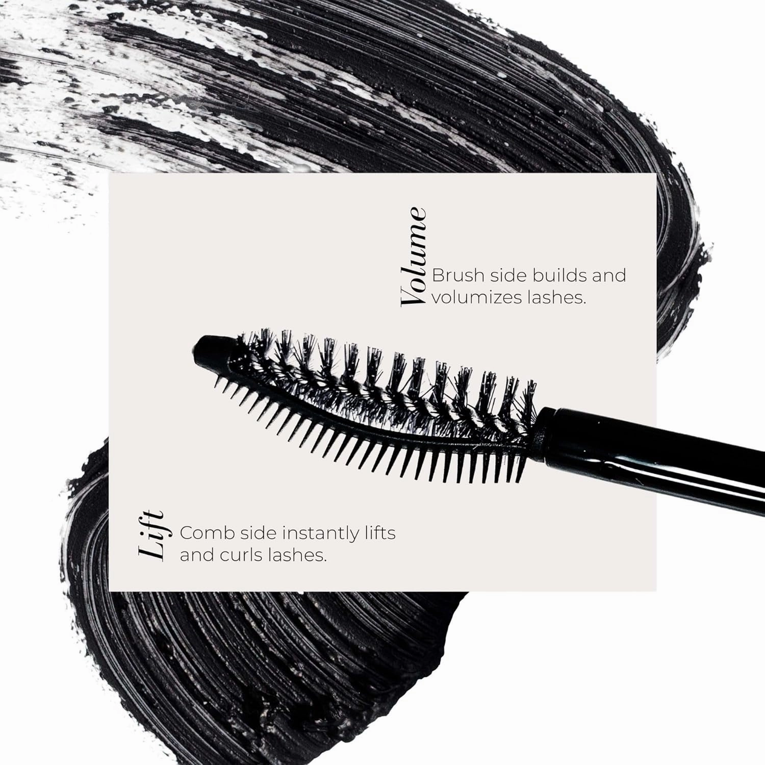 Fitglow Beauty Vegan Good Lash   Mascara | 2-in-1 Volumizing Lengthening & Conditioning Eyelash Mascara | Natural Lash Serum | Reduces Shedding & Breakage | Plant-Powered Phyto Superfoods | Black, 10g