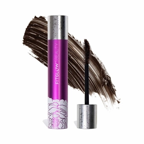 Fitglow Beauty Vegan Good Lash   Mascara | 2-in-1 Volumizing Lengthening & Conditioning Eyelash Mascara | Natural Lash Serum | Reduces Shedding & Breakage | Plant-Powered Phyto Superfoods | Brown, 10g