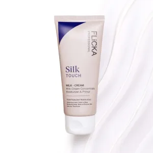 FLi...CKA Silk Touch 3 in 1 Moisturizer and Primer for Face Makeup | Hydrating, Lightweight & Long- Lasting | All Skin Types | Milk-Cream Multi Function | Minimises Pores | 60 Gram