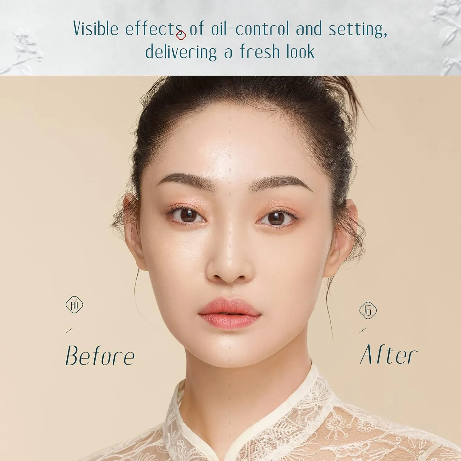 FLORASIS Ultra-light Setting Powder Fairy Peach Blossom Translucent Face Loose Powder for Women 03 Mist