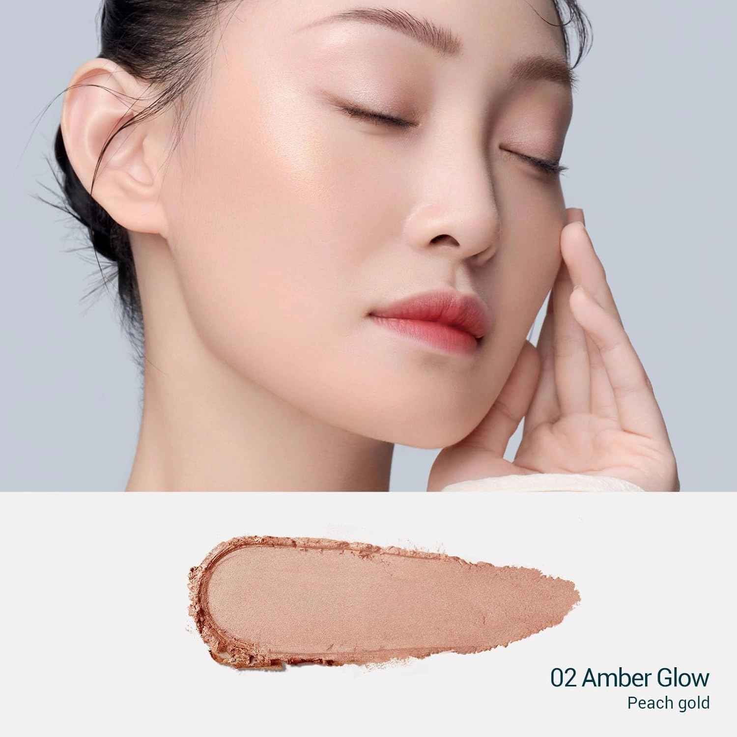 FLORASIS Twin-Lotus Relief Luminous Glow Highlighter (02 Amber Glow)