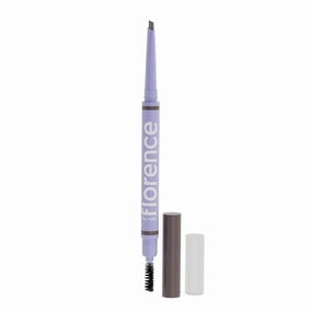 florence by mills Tint N Tame Eyebrow Pencil, Medium Brown, 0.008 oz/ 0.25g