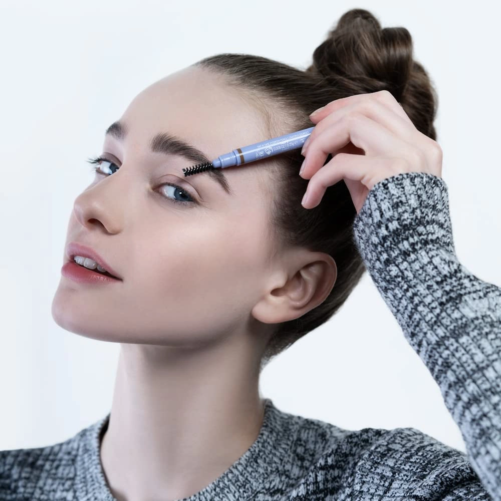 florence by mills Tint N Tame Eyebrow Pencil, Medium Brown, 0.008 oz/ 0.25g