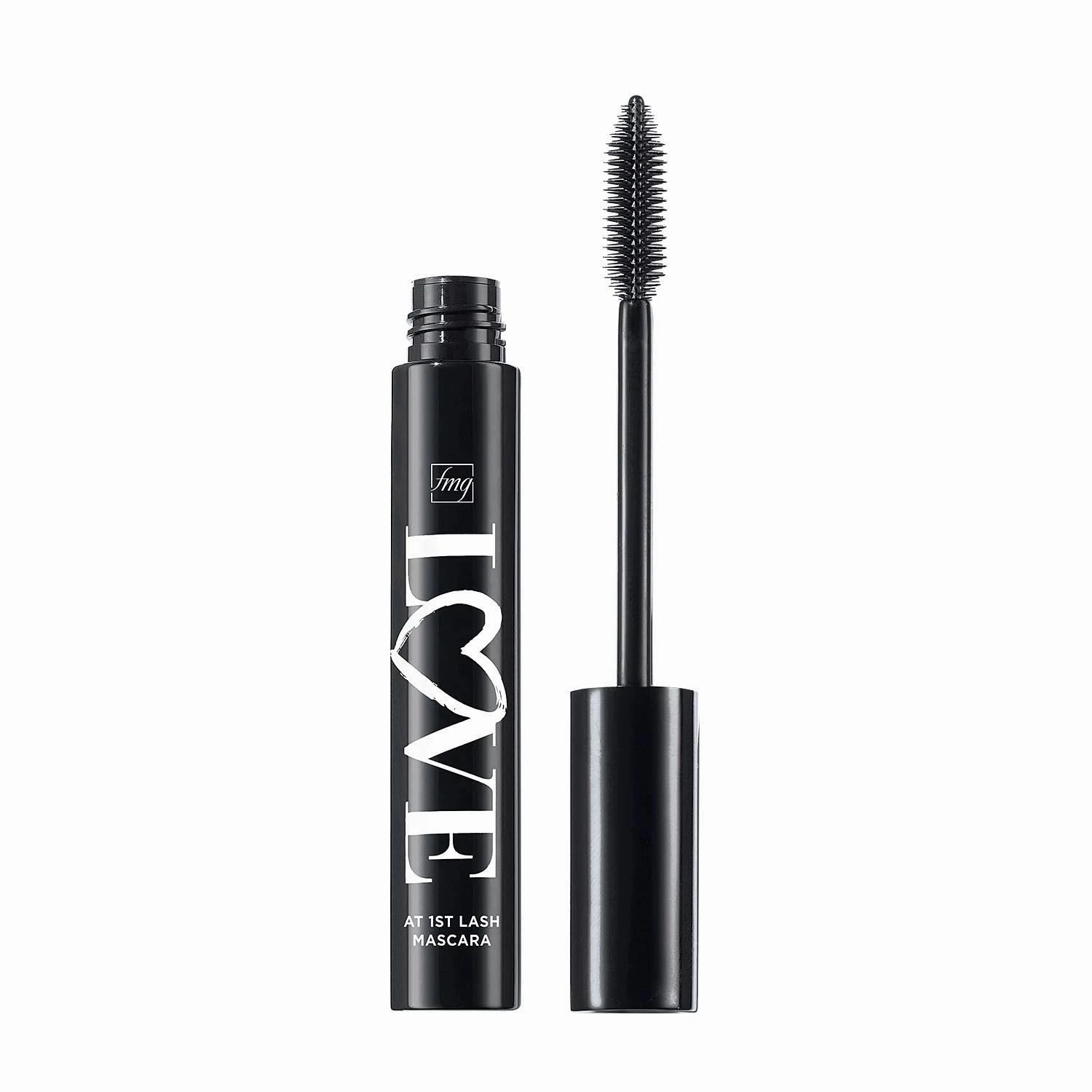 fmg Love At 1st Lash Mascara, Heart-Shaped Fibers for Instant Length & Volume, Smudge-Free, Clump-Free, Vegan Formula with Vitamins A, C & E, Ophthalmologist-Tested, .30 fl. oz.