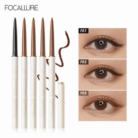 FOCALLURE Waterproof Eyeliner Gel Pencil Ultra-slim 1.7mm Soft Easy